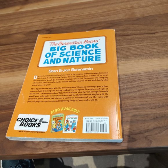 The Berenstain Bears Big Book of Science and Nature Dover Science - Picture 6 of 7